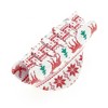 Unique Bargains Christmas Hair Clips Semicircle Elk Snowflake for Christmas 3.35"x1.77"x1.42" Red White 1 Pc - 4 of 4