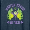 Women's - Disney Villains - Happily Never After Lightweight French Terry Wide Neck Long Sleeve Shirt - 2 of 4