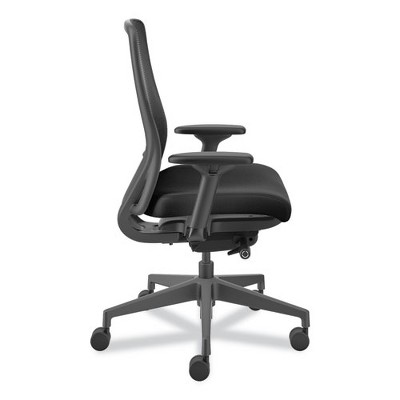 Black Mesh Adjustable Task Chair with Swivel Base