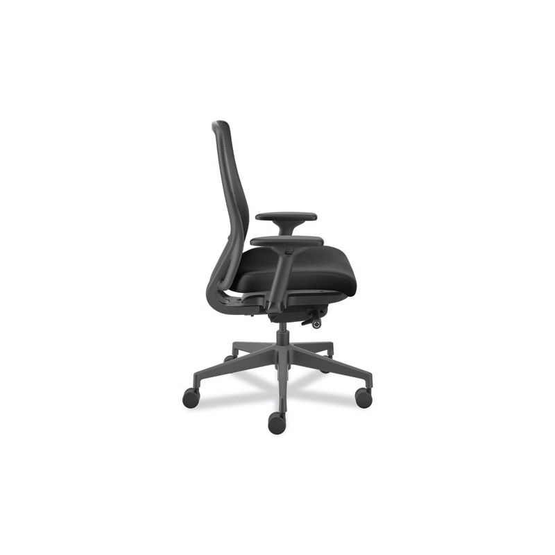 HON Nucleus Series Recharge Task Chair, Supports Up to 300 lb, 16.63 to 21.13 Seat Height, Black Seat/Back, Black Base, 3 of 8
