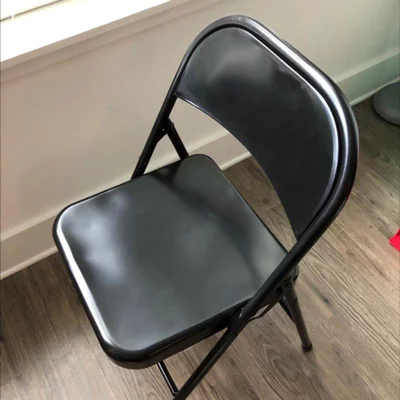 user image by guest review, Peakform Black metal folding chair Black