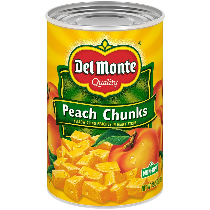 Del Monte Yellow Cling Peach Chunks In Heavy Syrup 15.25oz, 1 of 6