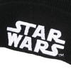 Star Wars Starwars Embroidery Speckled Yarn Acrylic Knit Beanie Cuff Beanie - 4 of 4