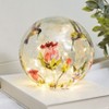 The Lakeside Collection Glass Globe With Fairy Lights Themed Butterfly Hummingbird Or Sea Life - Hummingbird - 2 of 2