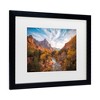 Trademark Fine Art - Michael Zheng Watchman Sunset Matted Framed Art - 3 of 4