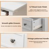 Dresser for Bedroom with 6 Drawers,31.5" Farmhouse Chest of Drawers Closet with Metal Handle, Wooden Dresser Organizer, for Bedroom, Living Room - 4 of 4