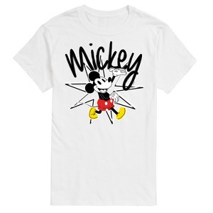 Men's - Disney - Mickey Star Burst Short Sleeve Graphic T-Shirt - 1 of 4
