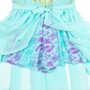 Disney Princess Moana Frozen Rapunzel Jasmine Belle Girls Romper With Skirt Overlay Little Kid to Big - 3 of 4
