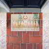 Stupell Industries Pastel Santa's Reindeer Printed Outdoor Door Mat, design by Arlington Prints, 18"x30" - 4 of 4