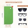 Unique Bargains Felt Soft Storage Scratch-Resistant Women Men Eyeglasses Bag 3 Pcs - 2 of 4