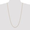 Black Bow Jewelry 0.9mm, 14k Yellow Gold, Solid Franco Chain Necklace - 2 of 4