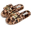 Jessica Simpson Womens Fuzzy Open Toe Slide Slipper - 4 of 4