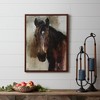 Wood Framed Horse Canvas Painting 31.5"H - 2 of 3