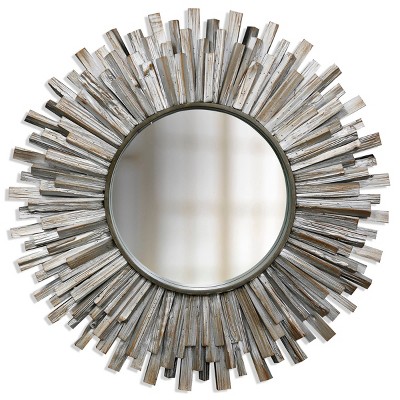 Wooden Sunburst Mirror Natural - StyleCraft