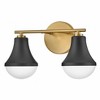Lark Haddie 2 - Light Vanity in  Black - 3 of 4