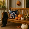 Tramull Halloween Throw Pillow, 14x14 Inch Machine Washable Indoor Outdoor Decorative Pet Pillow - 2 of 4