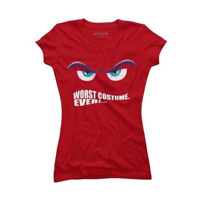 Junior's Design By Humans Worst Costume Ever (Halloween) By Editive T-Shirt