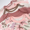 Honest Baby 5-Pack Organic Cotton Short Sleeve Bodysuits - 4 of 4