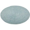 Colonial Mills Kaari Tweed - Federal Blue 5 Ft round Round Rug Indoor/Outdoor 100% Polypropylene - 4 of 4