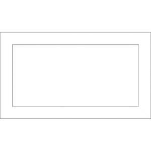 Amanti Art Wedge White Framed Dry Erase Magnetic Board - 1 of 4