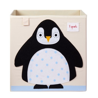3 Sprouts Toy Storage Cube - 13" - Penguin