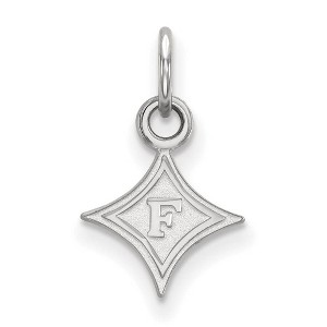 Black Bow Jewelry 14k White Gold Furman Paladins NCAA Extra Small Pendant - 1 of 3