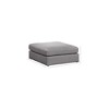 Meridian Furniture,Beckham Durable Linen Textured Fabric Ottoman - 4 of 4