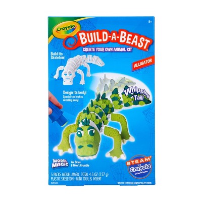 Crayola Build-A-Beast Model Magic Animal Kit - Alligator