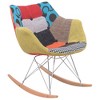 LeisureMod Willow Modern Nursery Rocking Chair - Plush Comfort, Stylish Design, Perfect for Nurseries - 2 of 4