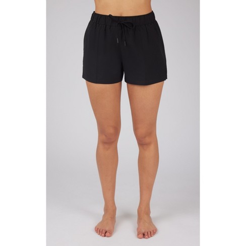 90 degree by reflex soft and comfy activewear lounge shorts with pockets and drawstring for women best sale