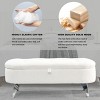 TROPOW  3.8ft Storage Ottoman Bench, Upholstered End of Bed Ottoman Bench with Storage Seating, for Foot in Bedroom, Living - 4 of 4
