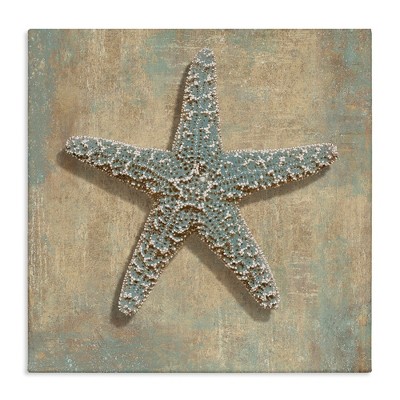 Stupell Industries Starfish Beach Objects Design, 17" x 17"