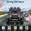 Jojoka 12V Kids Ride On Truck Car w/ Remote Control Drive Powerwheel for Toddler, LED, Bluetooth, 3 Speeds,Battery Powered Toy - 4 of 4
