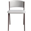 LeisureMod Aspen Modern Dining Chairs, Upholstered Leather Kitchen Room Chairs, with Metal Legs, Stylish and Ergonomic Design - 4 of 4