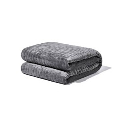 60" X 70" York Faux Fur 18lb Weighted Throw Blanket With Removable