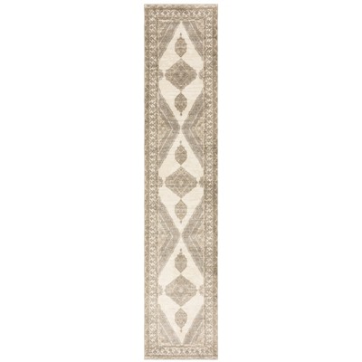 Oriental Weavers Andorra 298C0 Beige/ Ivory Indoor Area Rug - 2'6" x 12'
