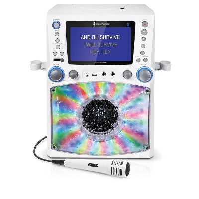 Photo 1 of Singing Machine Karaoke Machine with 7" Color Monitor - White (STVG785BTW)