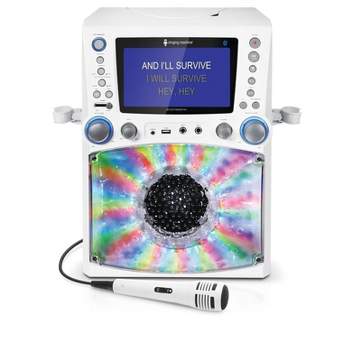 Singing Machine Karaoke Machine with 7" Color Monitor - White (STVG785BTW)