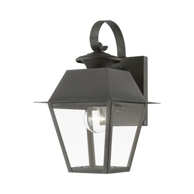 Livex Lighting Wentworth 1 - Light Wall Light in  Charcoal