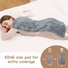 Heating Pad for Back Pain Relief£¬33"x17" Extra Large Electric Heating Pads for Cramps Neck and Shoulders - 4 of 4