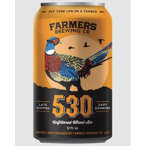Farmers Brewing Co., 530 Unfiltered Wheat - 12pk/12 fl oz - 1 of 1