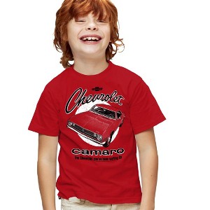 Boys' Short Sleeve Chevrolet Retro Camaro T-Shirt - 1 of 4