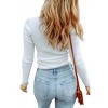 Women's Cable Crossed V Neck Sweater - Shewin Inc. - 2 of 2