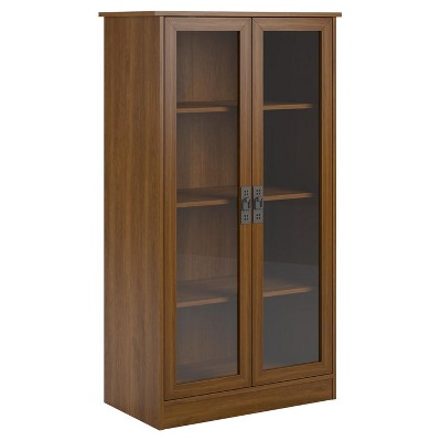 53 Auburn Hill Bookcase With Glass, Target Bookcase With Glass Doors