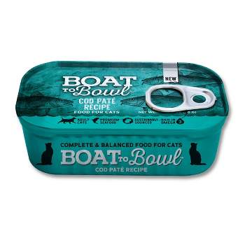 Boat To Bowl Seafood and Cod Fish Flavor Pate Recipe Wet Cat Food - 3.17oz
