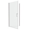 NicBex Shower Door  33.4" Wx72" H Pivoting Tub Shower Doors with 1/4" (6mm) Tempered Glass Door and 304 Stainless Steel Open Outside, Chrome - 2 of 4