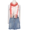 INSPIRE CHIC Women's Contrast Color Imitation Cashmere Ombre Fringe Soft Winter Warm Scarves 1Pc - 2 of 4