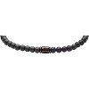 Men's Bracelet in Stainless Steel, Genuine Leather and Beads, Casual Multimaterial Jewelry for Men - 3 of 4