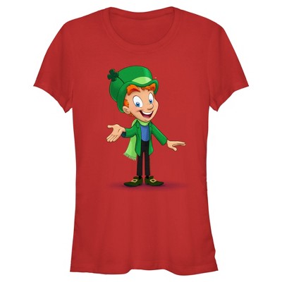 Junior's Women Lucky Charms Mascot Portrait T-Shirt