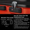 Luggage Sets, 3 Piece Luggage Expandable Suitcase Set, Hardshell 4-Wheel Spinner Luggage w/TSA Lock, ABS Clearance Suitcase Sets 20"/24"/28" - 3 of 4